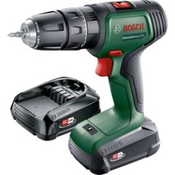 Bosch Home and Garden UniversalImpact 18V 2 vitesses-Perceuse-visseuse à percussion sans fil + 2 batteries, + chargeur, + mallette