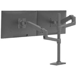 Support de table pour écran Ergotron 45-509-224 38,1 cm (15) - 101,6 cm (40) réglable en hauteur, rotatif, inclinable, mobile noir