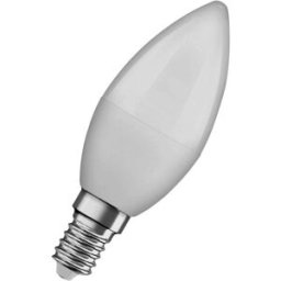 OSRAM HOMELIGHTING 4058075819610 LED CEE F (A - G) E14 forme de flamme 4.9 W = 40 W blanc froid (Ø x H) 37 mm x 96 mm non dimmable 4 pc(s)