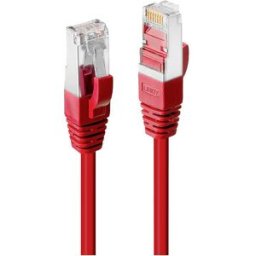 LINDY 45620 RJ45 Câble réseau, câble patch CAT 6 S/FTP 0.30 m rouge contacts dorés 1 pc(s)