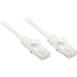 LINDY 48207 RJ45 Câble réseau, câble patch CAT 6 U/UTP 10.00 m blanc non blindé 1 pc(s)