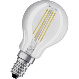 OSRAM HOMELIGHTING 4058075436527 LED CEE E (A - G) E14 forme de poire 4 W = 40 W blanc chaud (Ø x H) 45 mm x 78 mm à filament 1 pc(s)