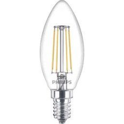 Philips LED 77779100 LED CEE F (A - G) E14 forme de cône 4.3 W = 40 W blanc chaud (Ø x H) 3.5 cm x 9.7 cm 3 pc(s)