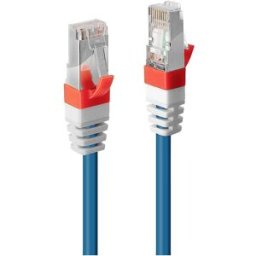 LINDY 45380 RJ45 Câble réseau, câble patch CAT 6a S/FTP 15.00 m bleu contacts dorés 1 pc(s)