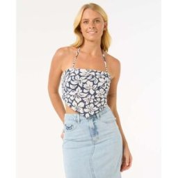 Rip Curl Haut Bandeau Drappé Las Dalias Navy M Female