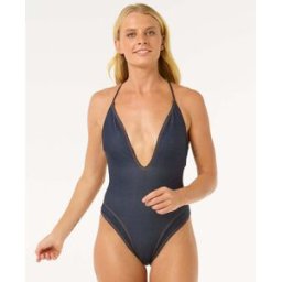 Rip Curl Maillot de bain une pièce brésilien Dalias Denim Bleu denim 2XS Female