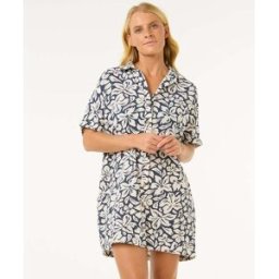 Rip Curl Robe chemise à manches courtes Las Dalias Navy S Female