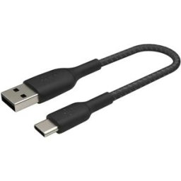 Belkin Câble Usb-a Vers Usb-c Tressé Boost Charge 0.15m Black One Size unisex