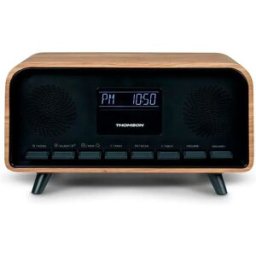 Thomson Radio-réveil Rt850bt Wood / Black One Size unisex
