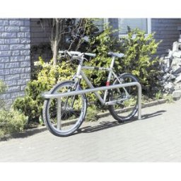 Support 1 vélo en inox à sceller ou sur platine