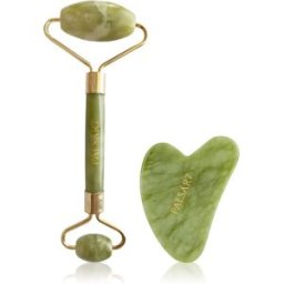PALSAR7 Massage Roller and Guasha Green Xiuyan Jade rouleau de massage visage et accessoire de massage