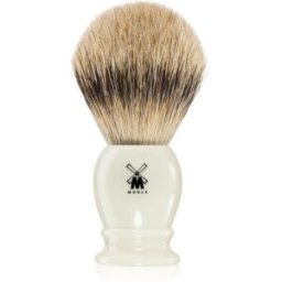 Mühle CLASSIC Silvertip Badger Faux Ivory brosse de rasage en poils de blaireau Large 1 pcs