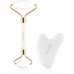 PALSAR7 Massage Roller and Guasha White Jade rouleau de massage visage et accessoire de massage