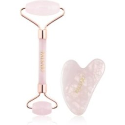 PALSAR7 Massage Roller and Guasha Rose Quartz rouleau de massage visage et accessoire de massage