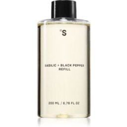 Sister's Aroma Basilic + Black Paper recharge pour diffuseur d'huiles essentielles 200 ml