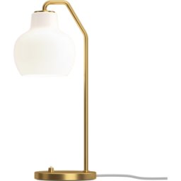 Lampe de table en laiton et verre blanc opale 15cm VL RING CROWN TABLE - Louis Poulsen