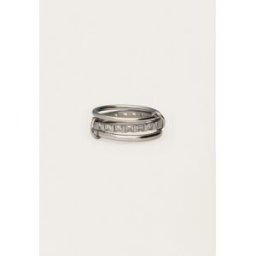 Bague triple reliée avec strass My Jewellery Argenté 20 femme