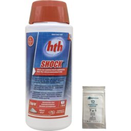 EASYPISCINE Hypochlorite de calcium - Chlore choc hth® SHOCK poudre 2 kg
