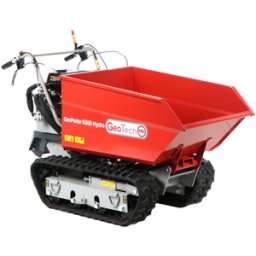 GeoTech Pro GeoPorter 630D Hydro - Brouette à moteur sur chenille - benne dumper hydraulique 600Kg