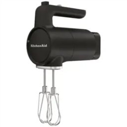 KITCHENAID Batteur sans fil avec batterie Noir Réglisse - KitchenAid Go - 5KHMR762BM