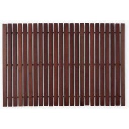 Monoprix Maison Tapis de salle de bain à rouler caillebotis en bambou, 40x60cm Unique