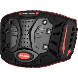 INF Ceinture lombaire moto avec coque PP amortissante, maille respirante et velcro élastique réglable