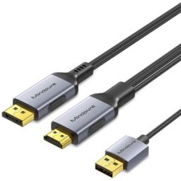 INF Câble Adaptateur HDMI vers DisplayPort 4K 60Hz - 2 mètres - Pour PC, Consoles et Plus