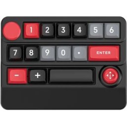 INF Clavier de jeu mécanique sans fil RGB XSX-W909 : Personnalisation, performance et contrôle total Noir + Rouge