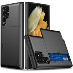 INF Étui de protection compatible avec Samsung NOTE20 Ultra avec porte-cartes - Noir Samsung Galaxy Note 20 Ultra