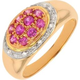 Gemme-les-bijoux Bague rubis 0.40