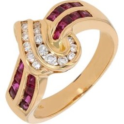 Gemme-les-bijoux Bague rubis 0.34