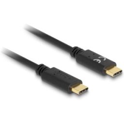 Delock Câble de charge USB USB-C® mâle, USB-C® mâle 0.15 m noir avec USB 85356