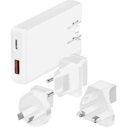 Maxtrack MQ4L Adaptateur de voyage 45 W USB-A, USB-C® Fast Charge pour mobile, externe chargeur rapide, GaN
