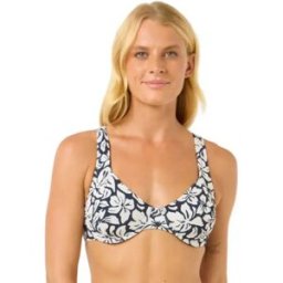 Rip Curl Haut De Bikini Las Flores D-dd Balconette Navy 2XS Femme
