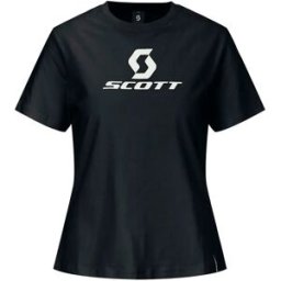 Scott T-shirt à Manches Courtes Icon Black L Femme