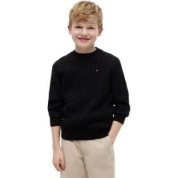 Tommy Hilfiger Pull Kb0kb09753 Black BDS 3 Années Garçon