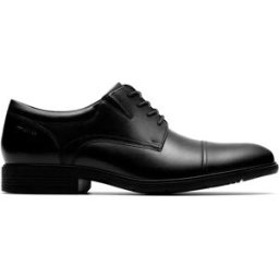 Clarks Shoes Chaussures Steadwell Cap Black Leather EU 42 Homme