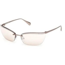 Max&co Lunettes De Soleil Pour Femme Mo0150 Bronze Brown Mirror/CAT2 Femme