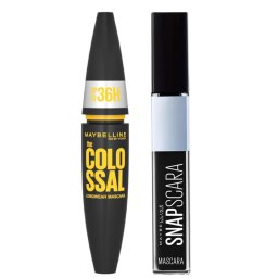 Duo Mascaras Best-Sellers – Colossal 36H 01 Noir + Snapscara 01 Black