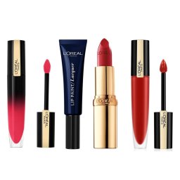 Coffret Lèvres Signature – Mat 115 + Laqué 306 + Lip Paint 109 + Color Riche 297