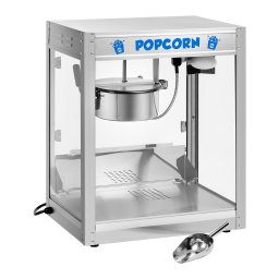Machine à popcorn en acier inoxydable - grande puissance 1 350 W, 5-6 kg/h Volume