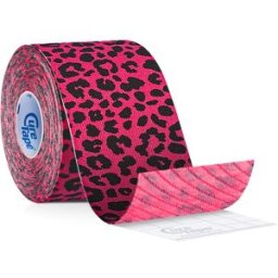 CureTape® Art bande de kinésiologie coloration Leopard Pink&Black 5 m