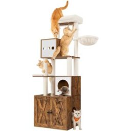 Feandrea Arbre à chat moderne 185 cm