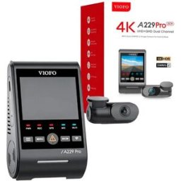 Viofo Caméra De Tableau De Bord A229 Pro 2ch 4k + 2k Wifi Gps Black One Size unisex