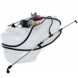 GeoTech CZ100C - Cuve de pulvérisation pour tracteur tondeuse - Pompe 12V - 100L