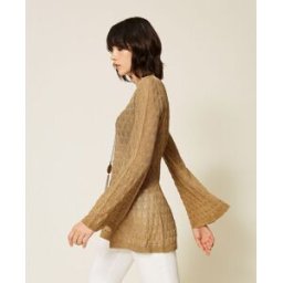 Twinset Pull tunique avec manches évasées