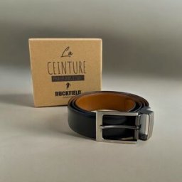 Ruckfield Ceinture en cuir réversible noir/marron