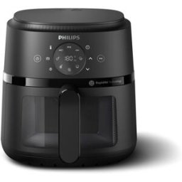 Philips Friteuse Sans Huile - Na210/00 - Airfryer Série 2000 - Capacité 3,2 L - 13 Modes De Cuisson - 1300 W - Noir