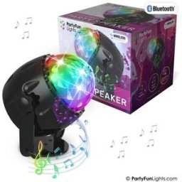 PARTY FUN LIGHTS Partyfun Lights Enceinte Bluetooth Compacte Avec Led Sans-fil.