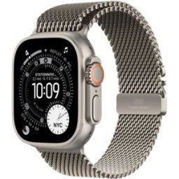 Watch Ultra 3 Montre Connectée Titane Naturel Milanese S 49 Mm Apple